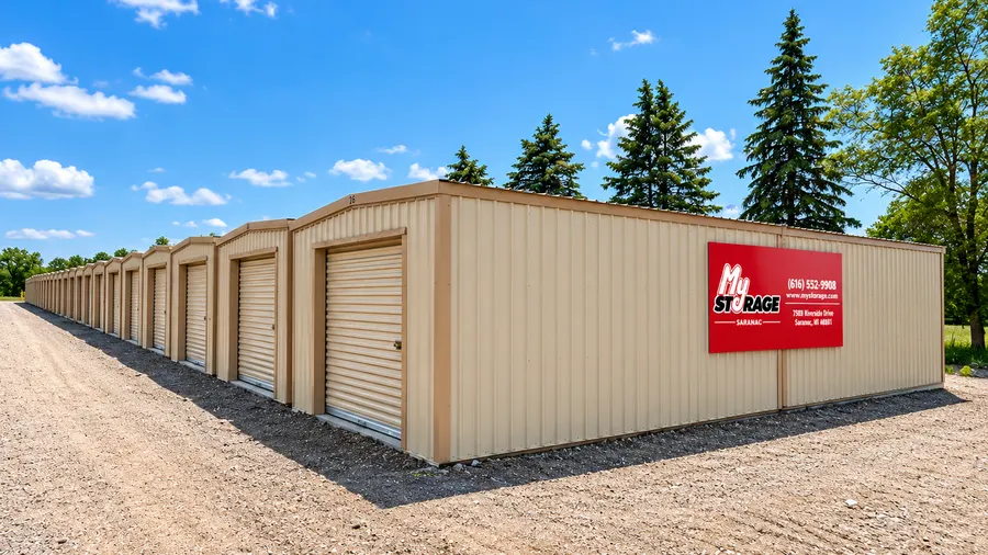Storage units at My Storage Saranac