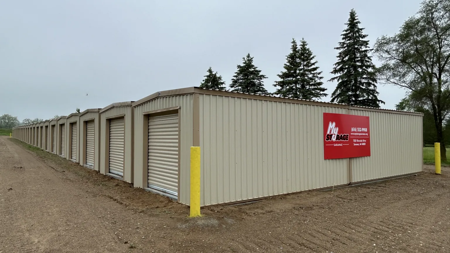 Storage units at My Storage Saranac