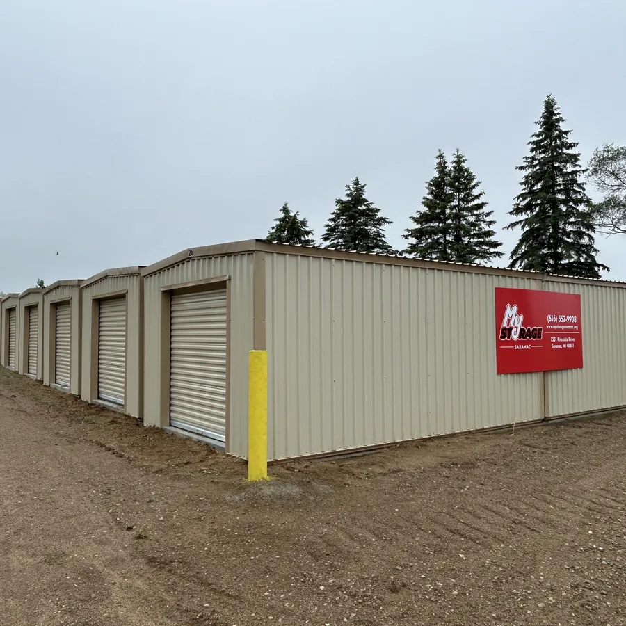 Storage units at My Storage Saranac